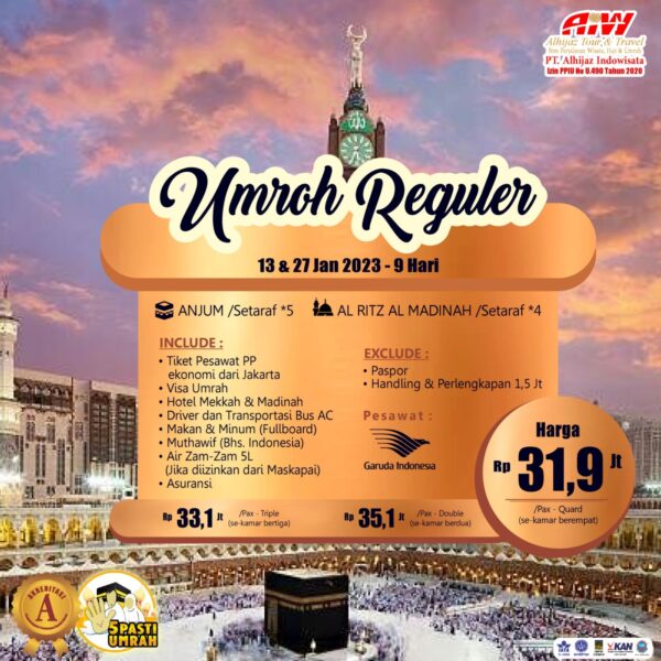 Umroh Reguler 2024