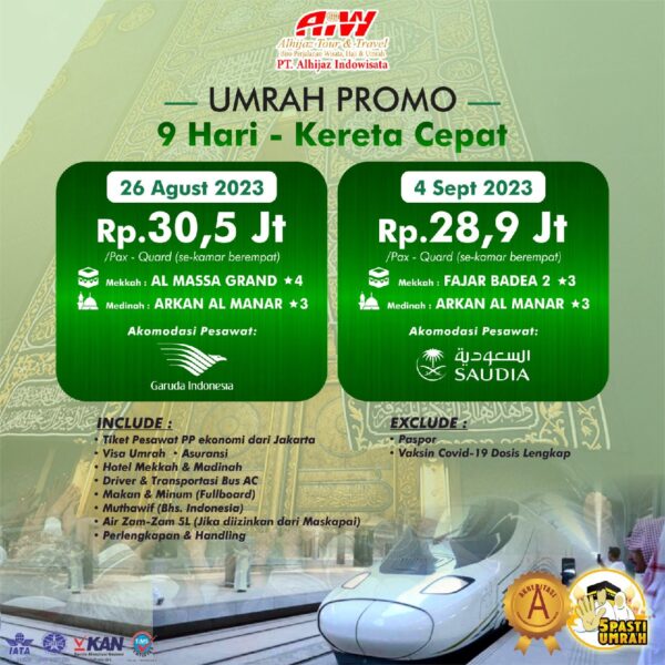 Promo Kereta Cepat