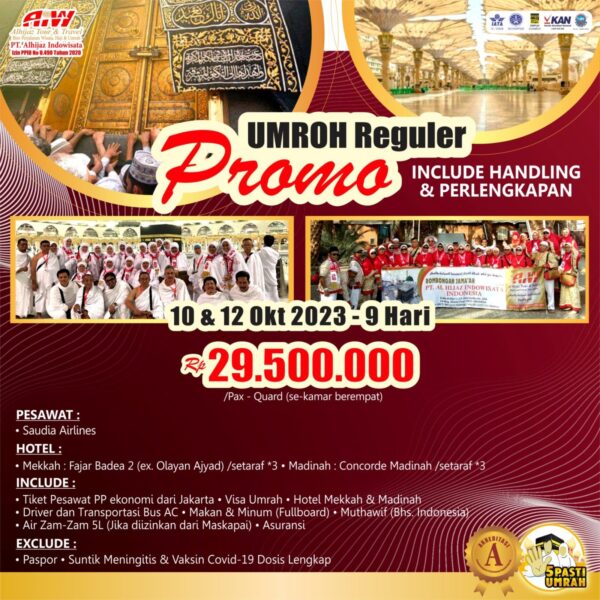 Promo Umroh Reguler